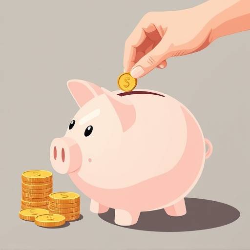 Image of a hand consistently adding coins to a piggy bank to represent habit consistency.